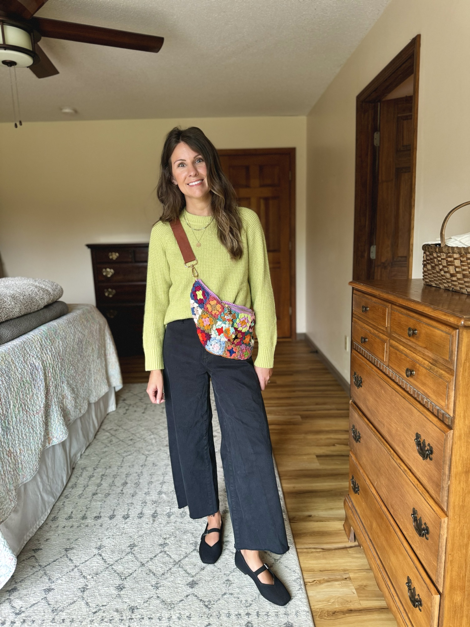 Five Ways to Wear a Lime Green Sweater for Fall  MARISSAWEARSANOUTFIT